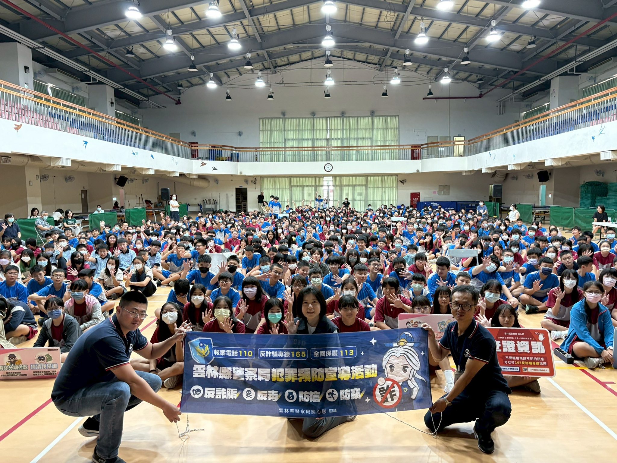 雲林縣議會議長黃凱與全體議員協同雲林縣政府教育處攜手與趕路的雁全人關懷協會進行合作